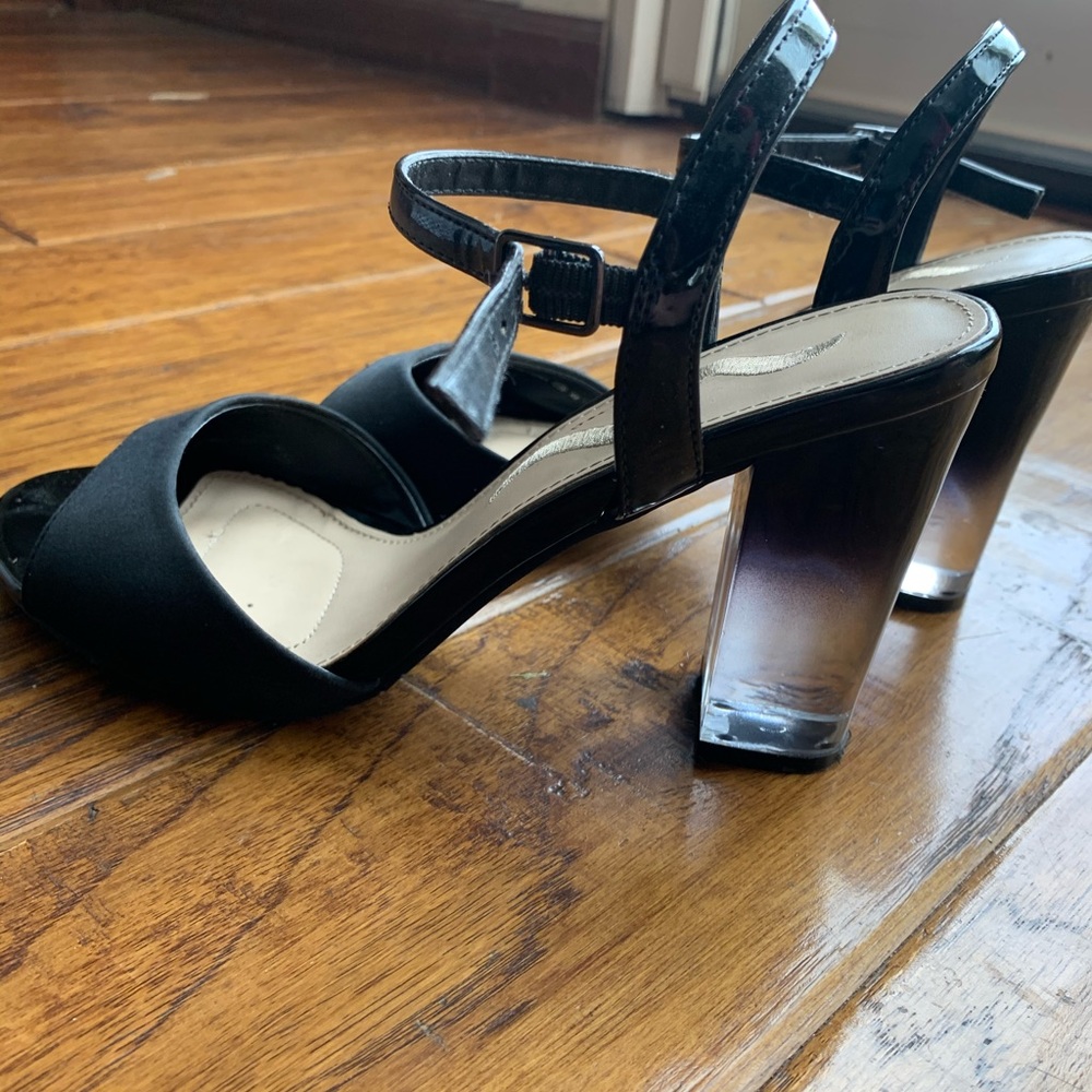 Black block heels with ombré heel (from DSW)